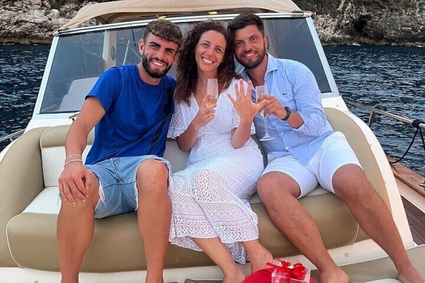 Proposal for a Boat Wedding in Sorrento