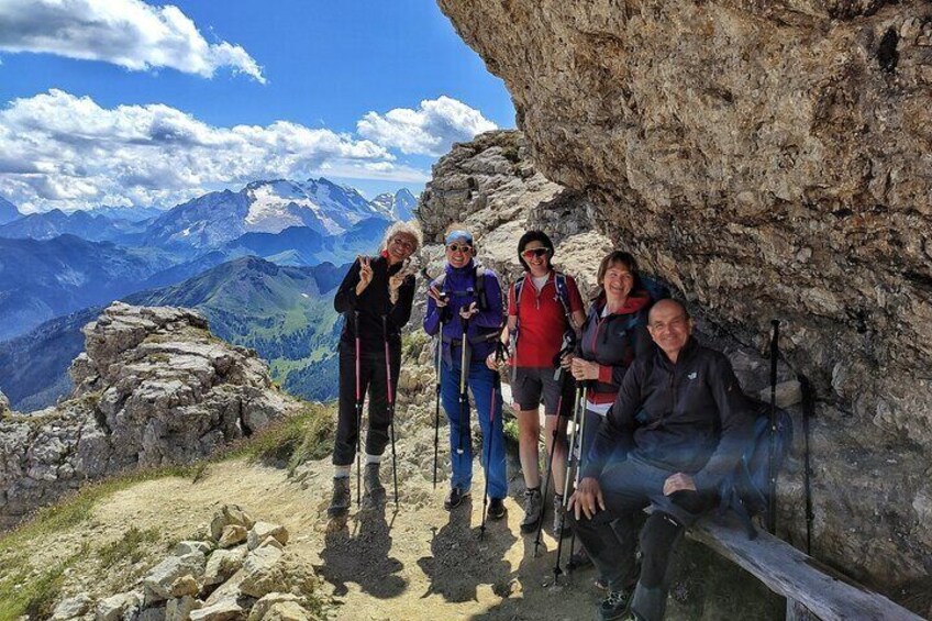 Panorama from Lagazuoi to Marmolada