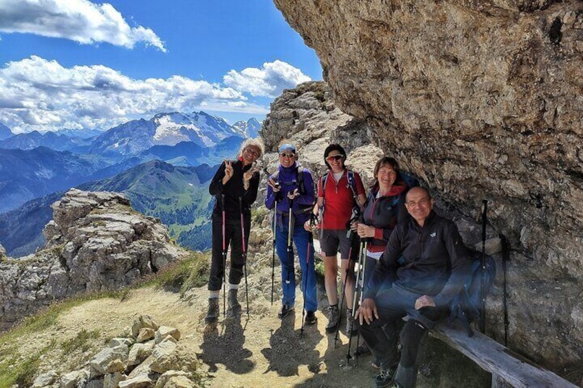 Panorama from Lagazuoi to Marmolada