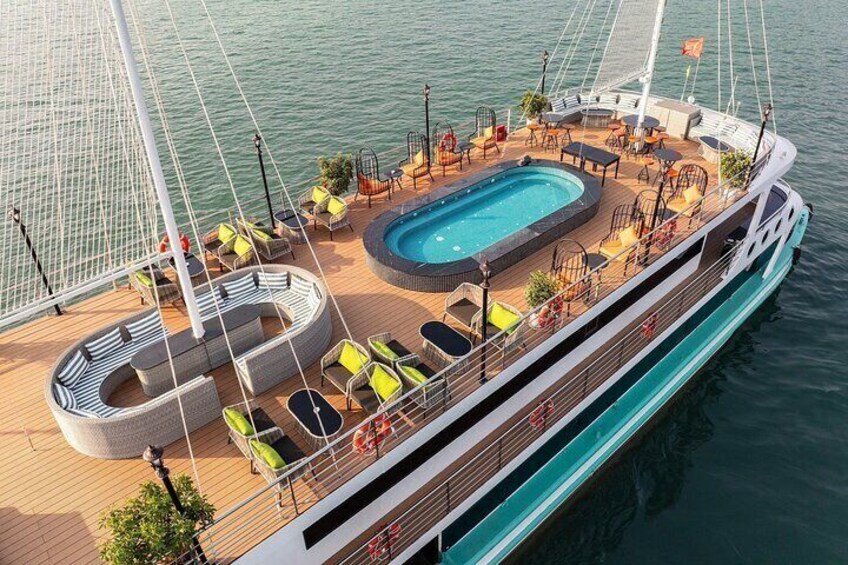 Halong Bay Day Tour by Amethyst Luxury Cruise