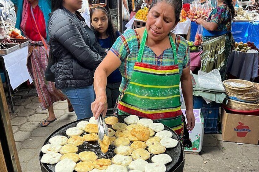 Market Tour in Antigua Make your own Tortillas