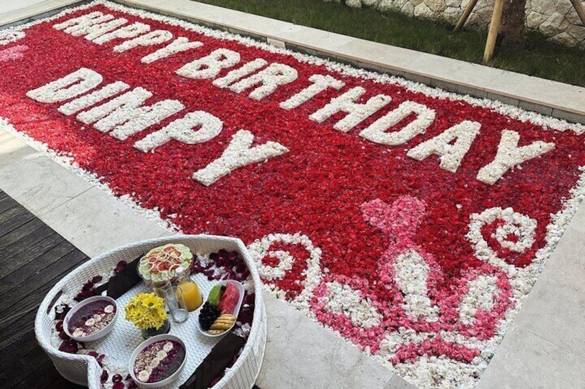 Pool Flower Bali with Floating Breakfast