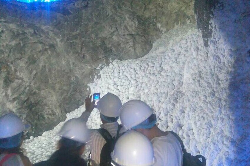 Salt waterfall
