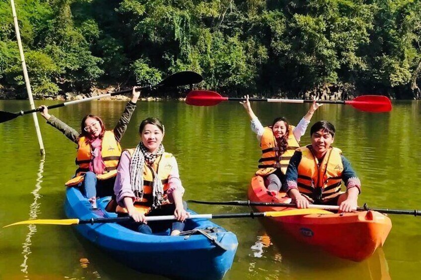 Kayak on Ba Be Lake