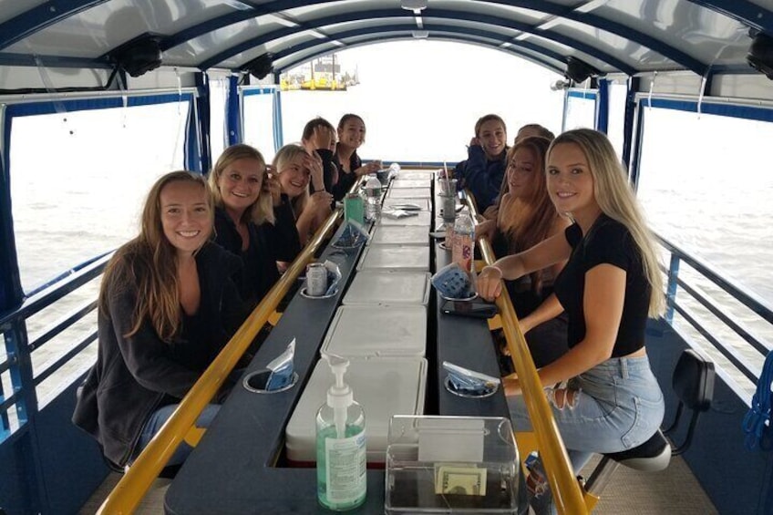 Cycleboat Boston 90 min BYOB Amazing Harbor Private Charters 