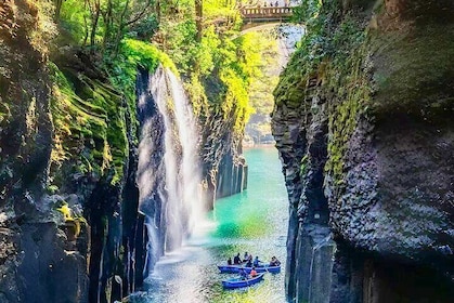 Takachiho Gorge and Amaterasu Railway Tour in Fukuoka