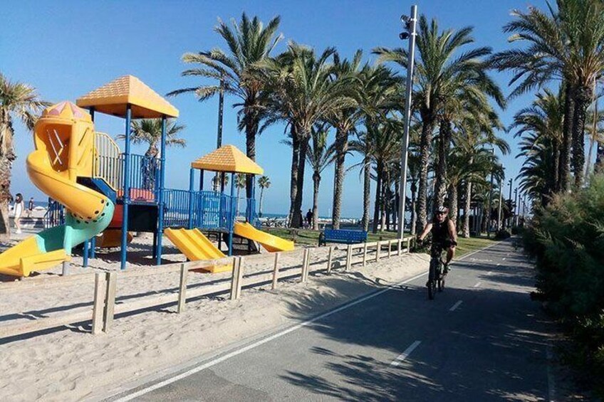 Bike tour San Juan beach, Alicante