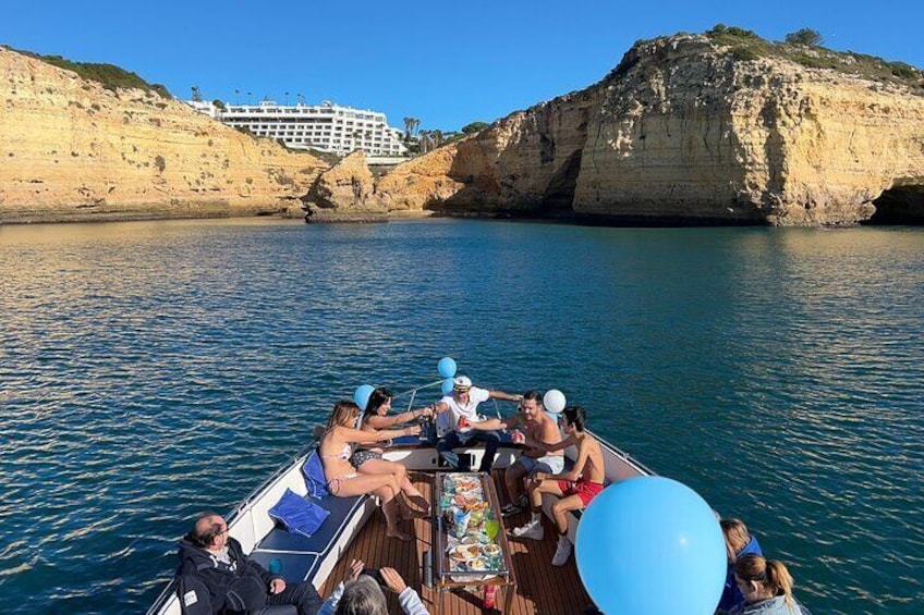 Algarve Sea Tour for Groups Offer with Poncha or Wine