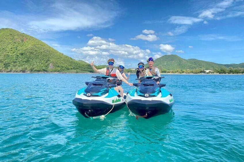 Private Jet Ski Pattaya 3 Islands Half Day with Snorkeling 