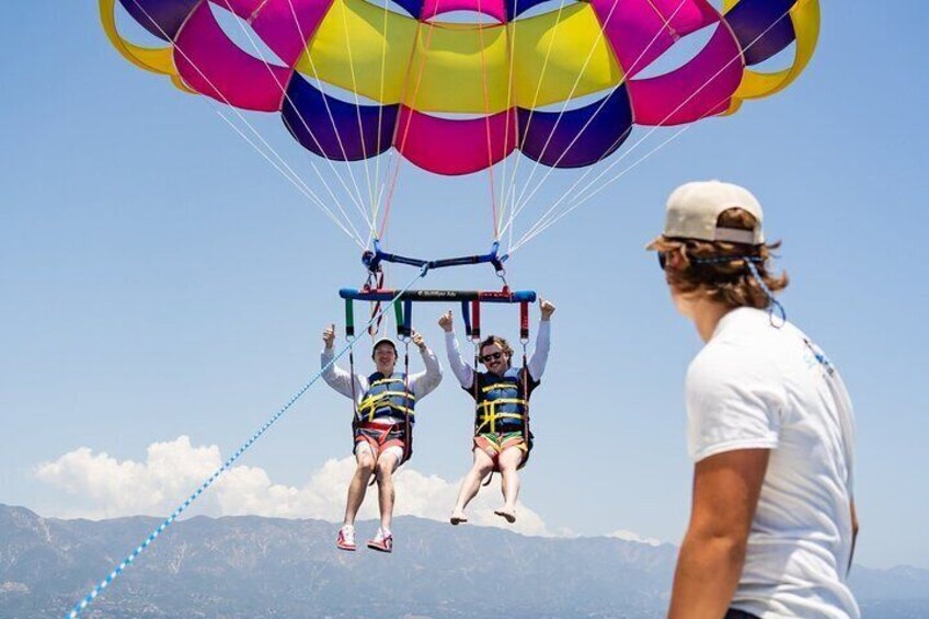 Parasail High Above the Santa Barbara Coast 