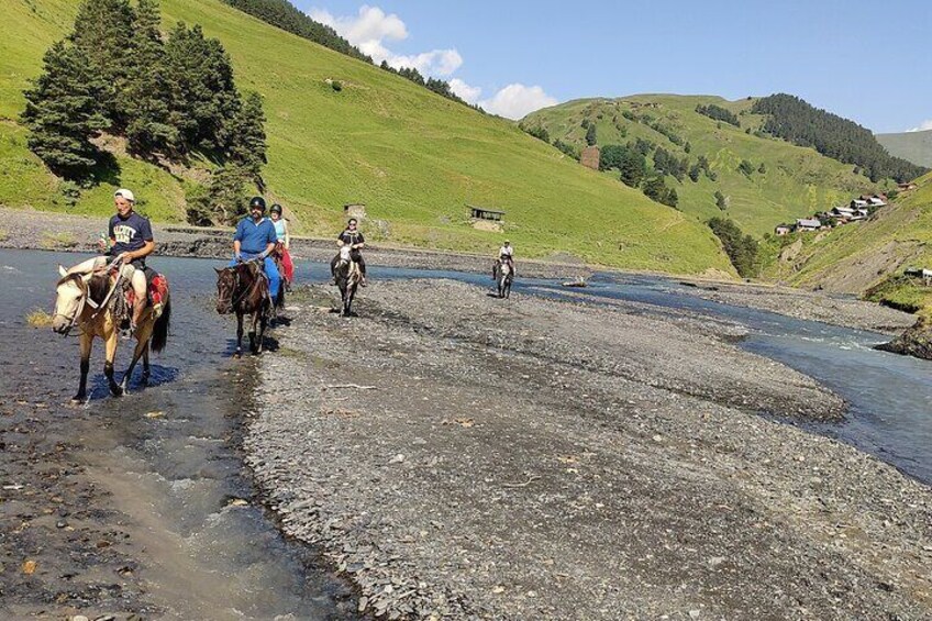 The Pearl for Caucasus Horse Riding in Tusheti