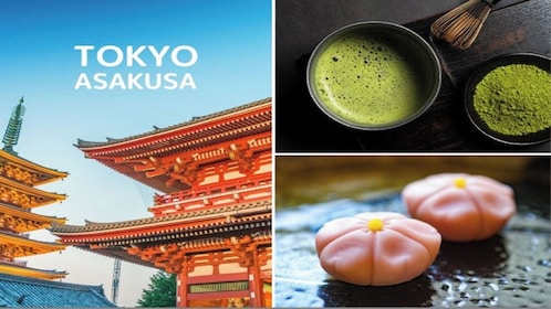 Tokyo Asakusa: Elaboración de Matcha — Conjunto de dulces japoneses (1 hora...