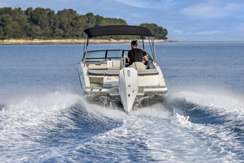 Luxury Private Speedboat Tour to Rovinj Archipelago and Lim Fjord