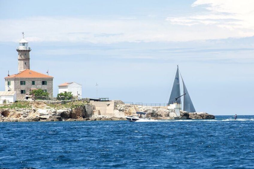 Luxury Private Speedboat Tour to Rovinj Archipelago and Lim Fjord