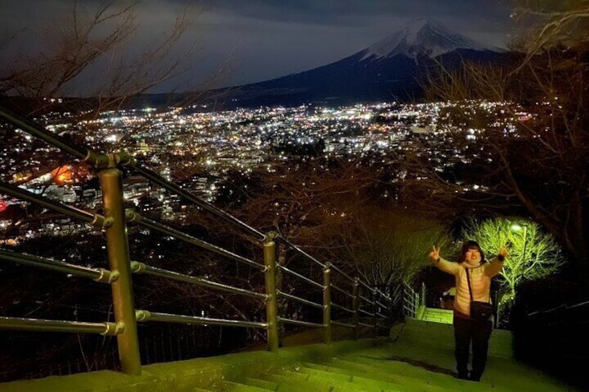 Private Night walk Tour at the foot of Mt. Fuji