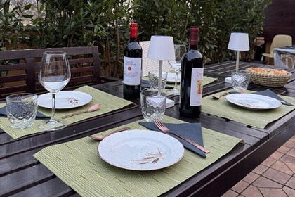 Rooftop Cooking Class with Wine Tasting next to the Vatican