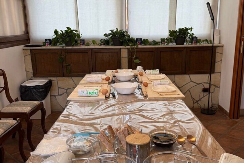Rooftop Cooking Class with Wine Tasting next to the Vatican