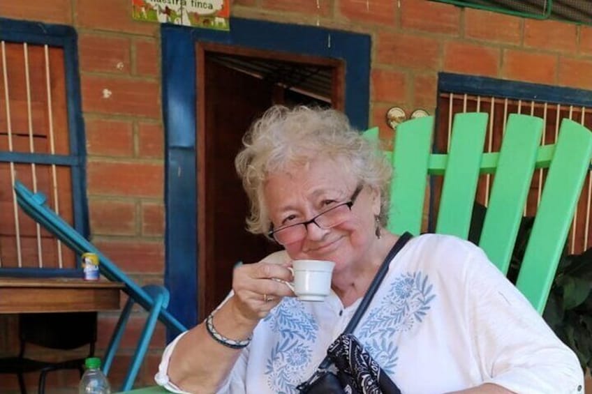 Linda, one of our first guests