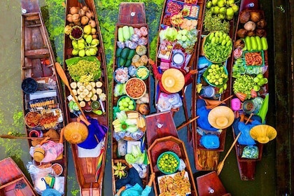 From Bangkok: Floating Market and Railway Market in 28 languages