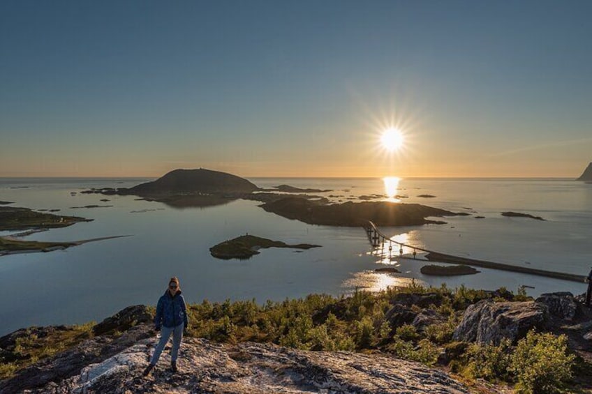 Midnight fjord tour