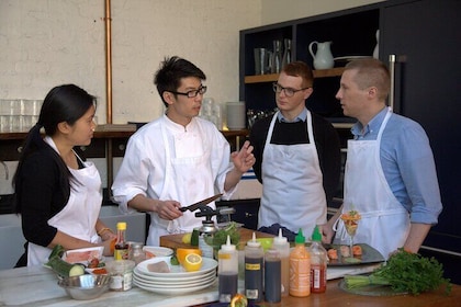 Modern Sushi Making Class in Calgary with Four Course Meal