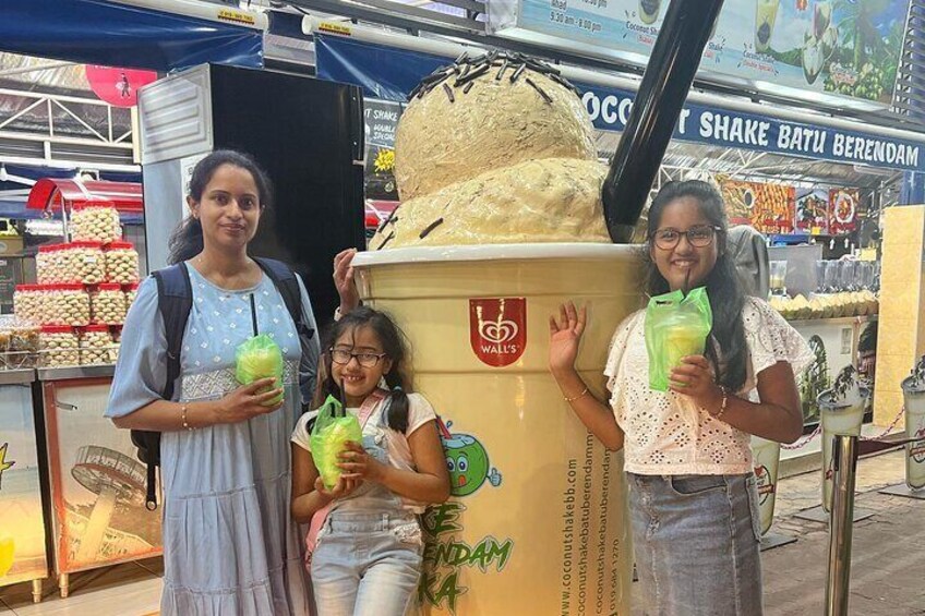 Best coconut shakes in Malacca