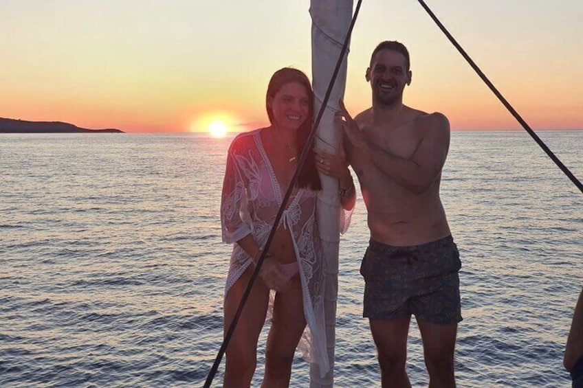 Private - Experience Romantic Sunset under the sails on sail yacht around Hvar