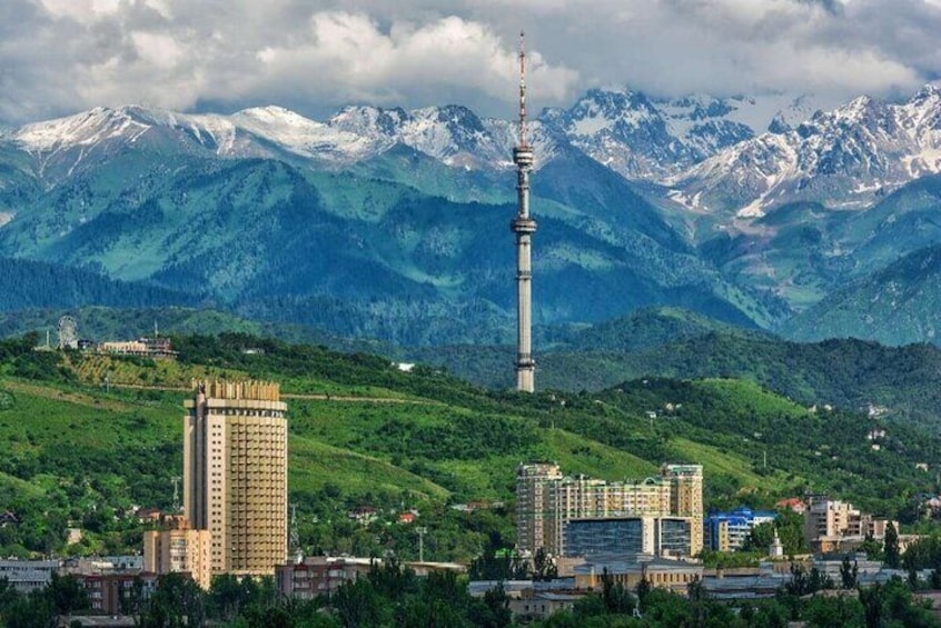 Almaty City Tour Green Bazaar Iconic City Routes and Kok Tobe