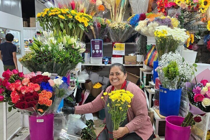 Roses market Quito