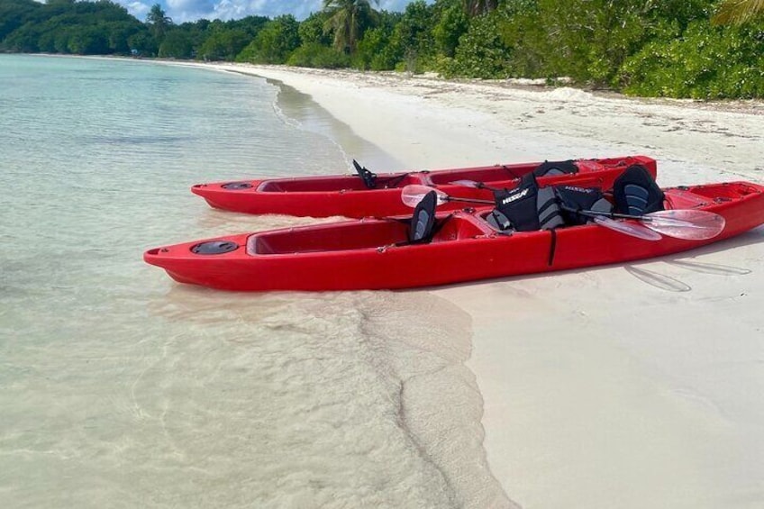 Clear Bottom Kayaking and Snorkel Reef Exploration