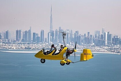 Dubai Gyrocopter Flight 20 Minutes with Private Transfers