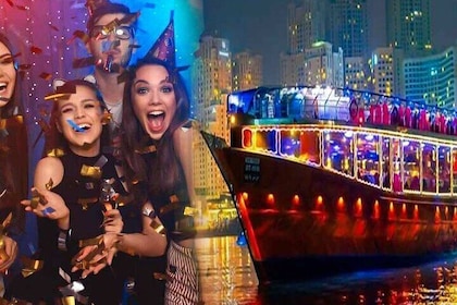 Birthday Party with Cake & decorations Dhow Cruise Creek Dubai