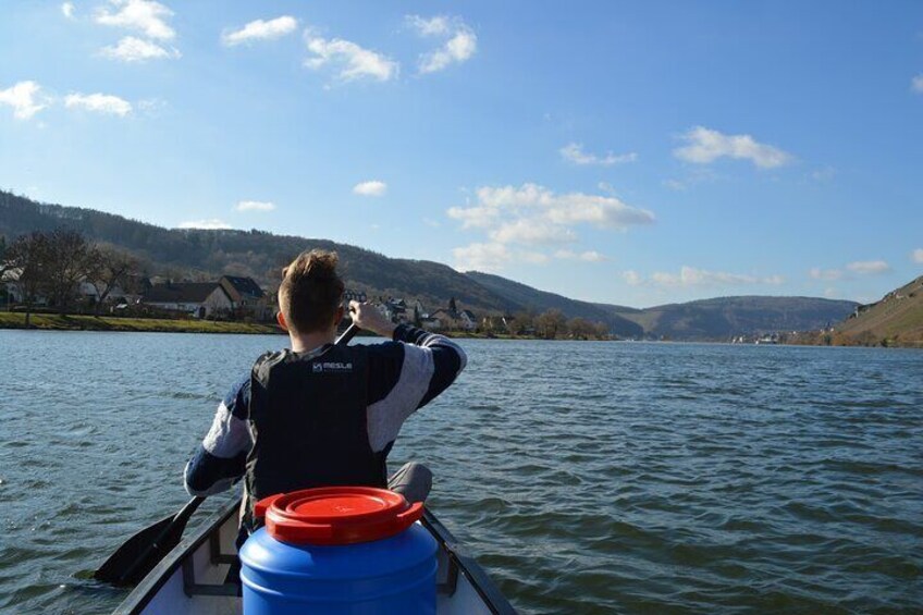 By canoe to the winemaker from to Cochem Private Tour