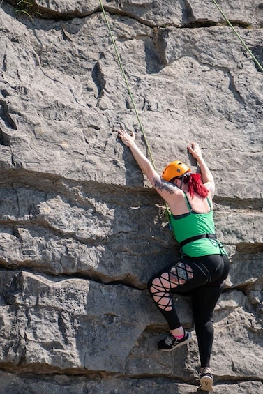 Picture 1 for Activity Llangollen: Rock Climbing and Abseiling Experience