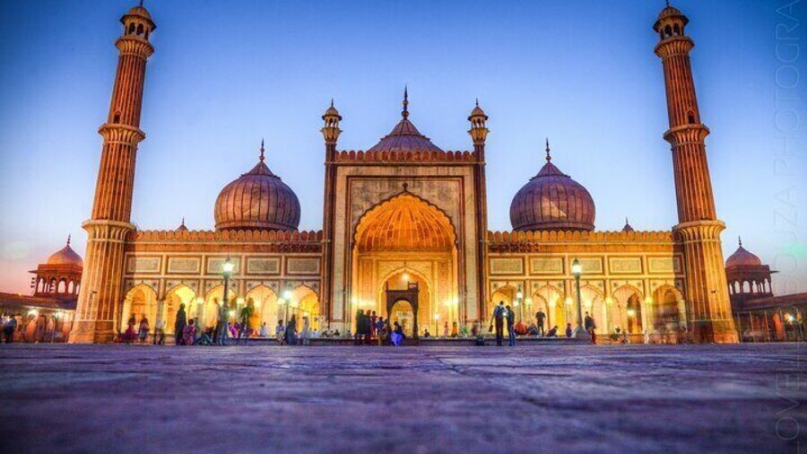 Night View of Jama Masjid
