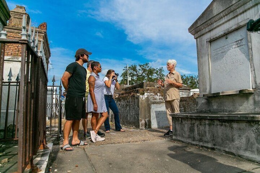 Our guides offer the most accurate and complete tours of the cemetery on behalf of New Orleans Catholic Cemeteries. 