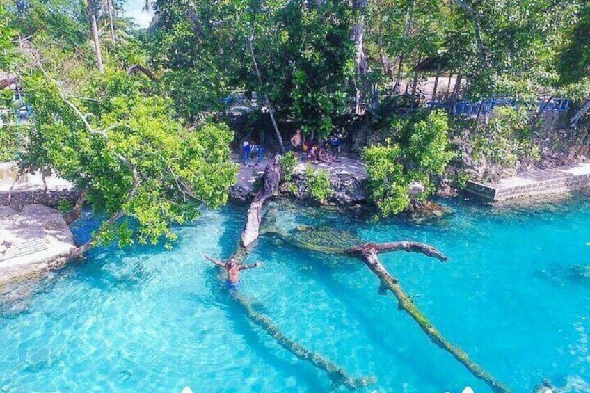 Crystal-clear waters and lush surroundings—Blue Lagoon, Efate is the perfect tropical paradise for relaxation and adventure.