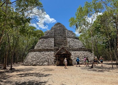 From Cancun: Tour to Tulum and Coba with cenote visit and lunch buffet