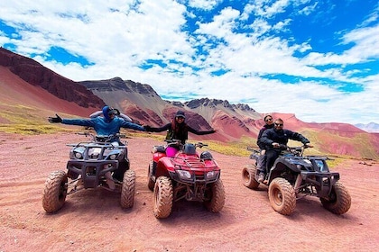 Quad bike in Red Valley and Mountain of Colours