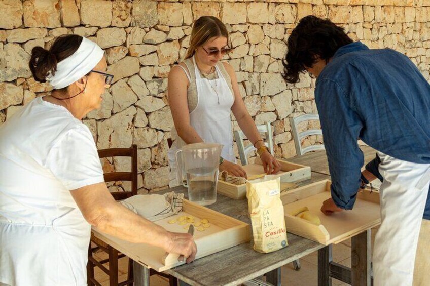 Lunch at Masseria Pasta Making Experience