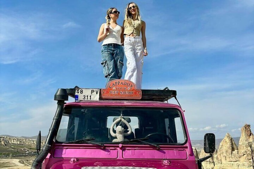 Sunset Jeep Safari Through Cappadocia’s Fairy Chimneys