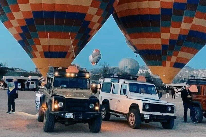 Sunset Jeep Safari Through Cappadocia’s Fairy Chimneys