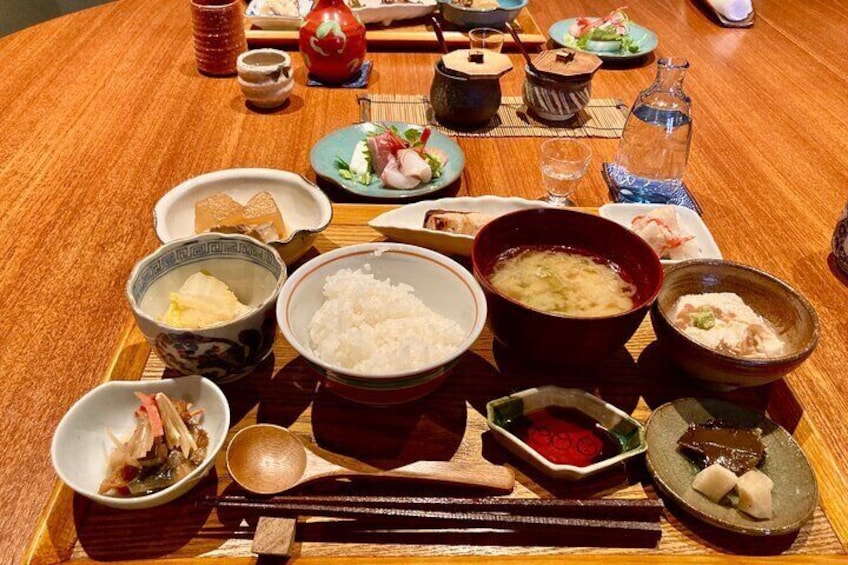 perfect Washoku set meal