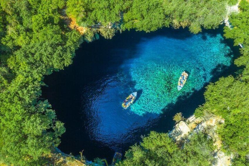 Melissani drone