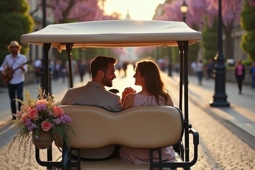 Private Paris Golf Cart Tour St Germain and Latin Quarter