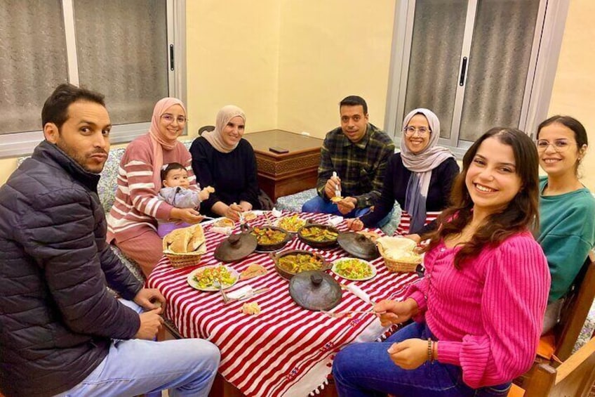 Cooking with a Local Family in Chefchaouen with Mountain Views