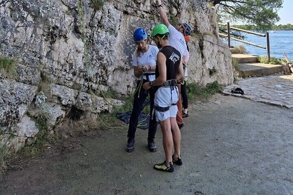 Rock Climbing by the Sea of Sibenik City