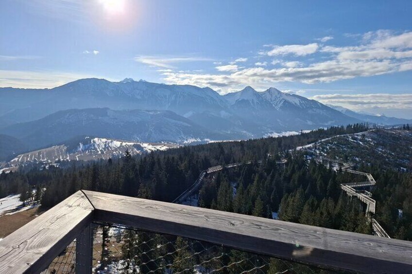 Zakopane TreeTop Walking Tour from Slovakia with Pickup