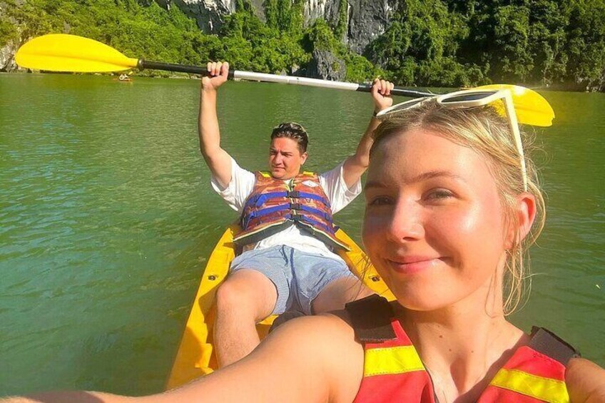 From Halong: Private Canoe Discover Lan Ha Bay’s Hidden Gems