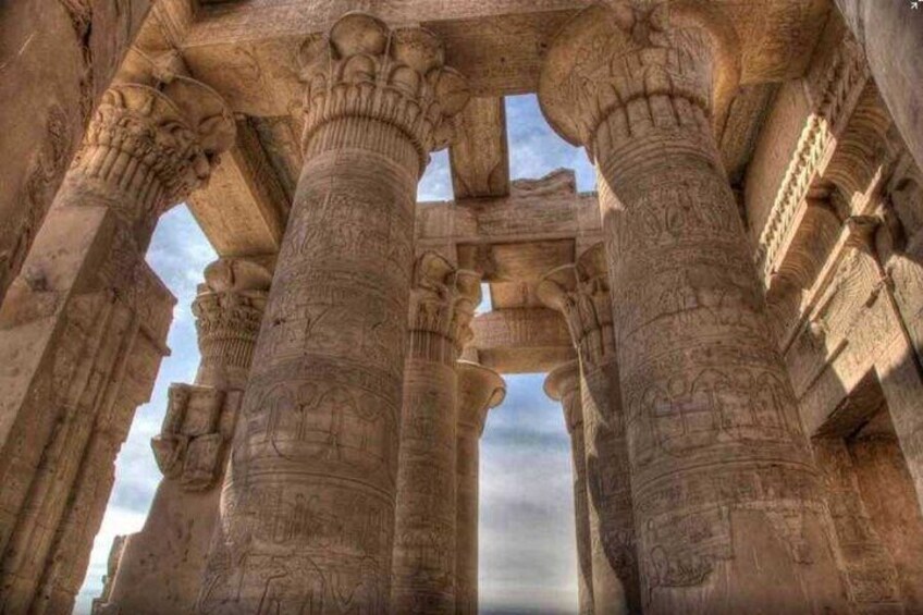 Guided Tour to Visit Edfu Kom Ombo Temples from Luxor